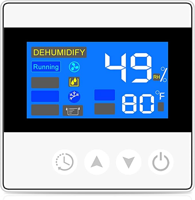 BLUEDEEP Remote Controller for 145PPD and 110PPD Basement/Crawl Space Dehumidifier, Digital Humidity, Temperature, Adapt The Humidity Level by BLUEDEEPCommercialDehumidifi