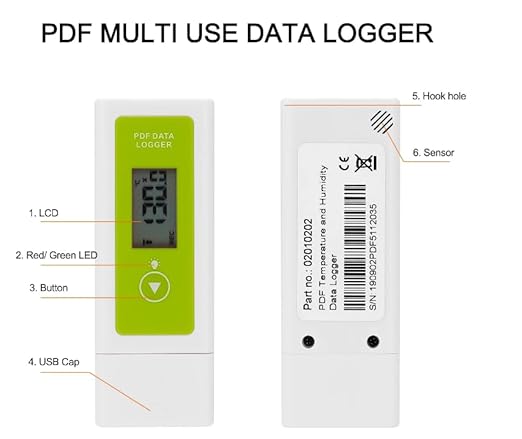 YMP-20ED Portable LED Display TemperatureAnd Humidity DataLogger Home-use Multifunctional Hygrometer - Image 8