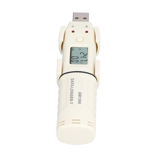 Temperature Data Logger, Temperature and Humidity Data Logger Battery Powered Digital for Home for Indoor for Office - Image 4