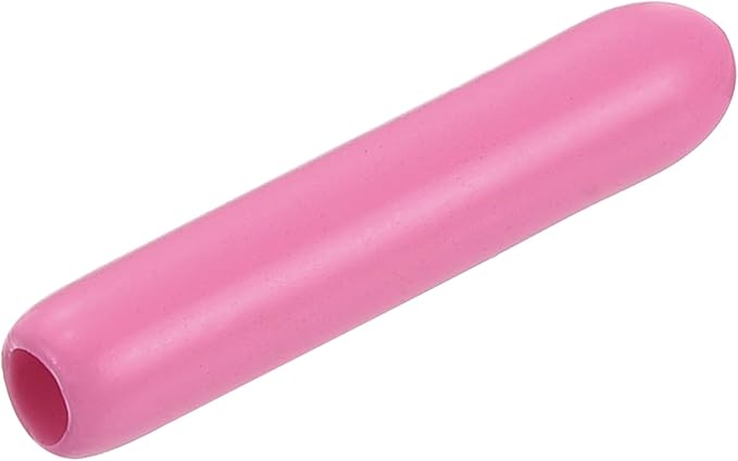 uxcell 20pcs Rubber End Caps 2mm ID Vinyl PVC Round Tube Bolt Cap Cover Screw Thread Protectors Pink by uxcell