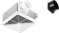 Bathroom Exhaust Fan 50 CFM,1.2 Sone, 3&4-Inch Duct Included, No Attic Access Needed, Energy Star, Easy to Install,Ceiling or Wall Mounted, Classic White Grille by Unknown