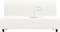 PureFit 100% Dual Waterproof Futon Cover, Waterproof Couch Cover for Futon - Stretch Non Slip Fleece Sofa Covers Washable, Leakproof Furniture Protector for Kids, Pets, Dog (Futon, Beige) by PureFit