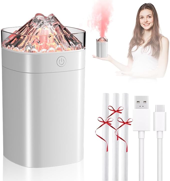 Small Humidifier, 400ml Small Humidifiers for Plants with 2 Spray Modes, Portable Mini Humidifier for Travel, Waterless Auto-off Humidifiers with 7-Color Night Light for Bedroom Nightstand Office - Image 9