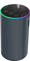 Waterless Essential Oil Diffuser, Battery Powered Mini Scent Air Machine, Aromatherapy Mist Diffuser for Home Room Car Office (Grey) by konchile