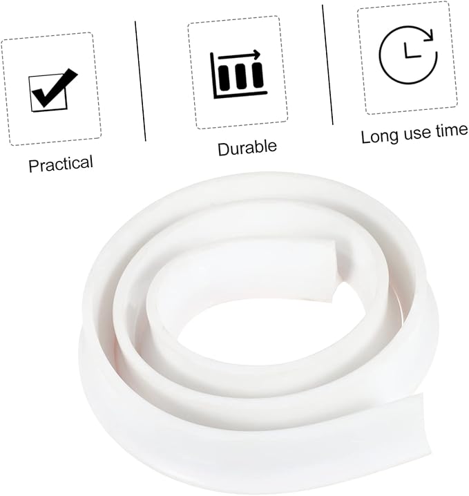 2m Shower Accessories for Bathroom Silicone Water Retaining Strip Sealing Strip Shower Dam Countertop Flexible - Image 4