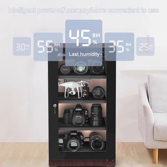 Camera Dehumidification Cabinet, SLR Camera Box, Electronic Equipment and Instrument Storage,70L - Image 7