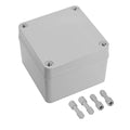 LeMotech IP67 Waterproof Junction Box ABS Plastic Project Box Dustproof Electrical Box Outdoor Enclosure for Electronics DIY Case Gray 3.9X 3.9X 3 inch (100x 100x 75 mm) by LeMotech