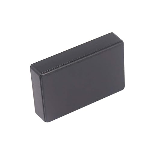 Zulkit 5Pcs Project Boxes ABS Plastic Electrical Project Case Power Junction Box Black 3.62 x 2.28 x 0.91 inch(92 x 58 x 23mm) - Image 4