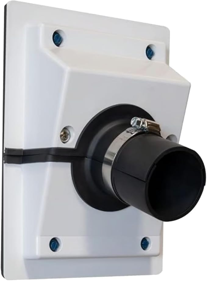 HVAC Wall Penetration & Line-Set Cover Kit, Wall Sleeve for AC Line Set and Split Cover, HVAC Penetration Cover for Outdoor and Indoor Air Conditioner Systems (White) by Unknown