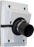 HVAC Wall Penetration & Line-Set Cover Kit, Wall Sleeve for AC Line Set and Split Cover, HVAC Penetration Cover for Outdoor and Indoor Air Conditioner Systems (White) by Unknown