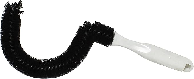 TrueCraftware- Coffee Decanter Cleaning Brush with Curved Head and Plastic Handle-10 Inches Nylon Brush Household Tools Flexible Scourer for Decanters Goblets Glasses Cups by Unknown