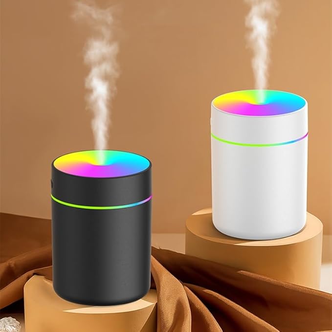 180ml Portable Small Humidifier with Colorful LED Night Light, USB Personal Desktop Humidifier for Car Home Office Travel, Auto Shut-Off, 2 Mist Modes, Super Quiet - Image 2