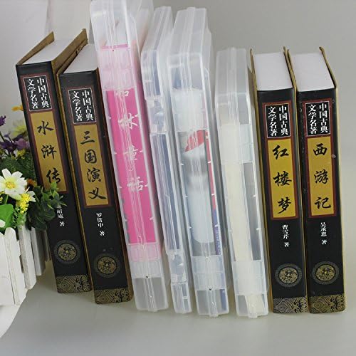Co-link Portable A4 File Box Transparent Plastic Box Office Supplies Holder Document Paper Organizers Case PP Storage Collections Container Magazine Organizers Box Case 2pcs (11.8 x 8.3 x 0.8inch) - Image 3