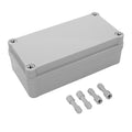 LeMotech Junction Box IP67 Waterproof Dustproof ABS Plastic Project Box for Electrical Outdoor Enclosure Gray 6.3 x 3.1 x 2.2 inch (160 x 80 x 55 mm) by LeMotech