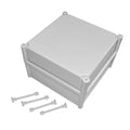 LeMotech Waterproof Dustproof IP67 Junction Box DIY Case Enclosure Gray 11 x 11 x 7.1 inch (280 x 280 x 180 mm) by LeMotech