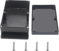 Outdoor Waterproof Junction Box IP67 Project Box ABS Black Electrical Boxes Electronic Enclsoure with Mounting Ear for DIY Project 9.1 x 5.9 x 3.4 inch (230x150x87mm) by Otdorpatio