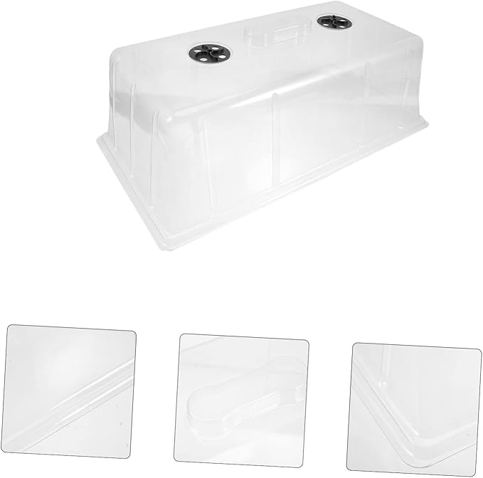 Germination Tray Cover Nursery Pot Protective Lid for Growth Transparent High Dome for Optimal Light Penetration and Heat Preservation Versatile Planting - Image 7