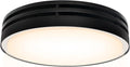 Akicon Bathroom Exhaust Fan with Light, 110CFM, 2.0 Sones for Ceiling, 1000lm Dimmable LED Light and 150lm Nightlight Dual Color Bathroom Vent Fan for Home, Round, Black by Akicon