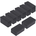 Zulkit 8Pcs Project Boxes ABS Plastic Electrical Project Case Power Junction Box Black 2.40 x 1.41 x 0.98 inch (61 x 36 x 25 mm) by Zulkit