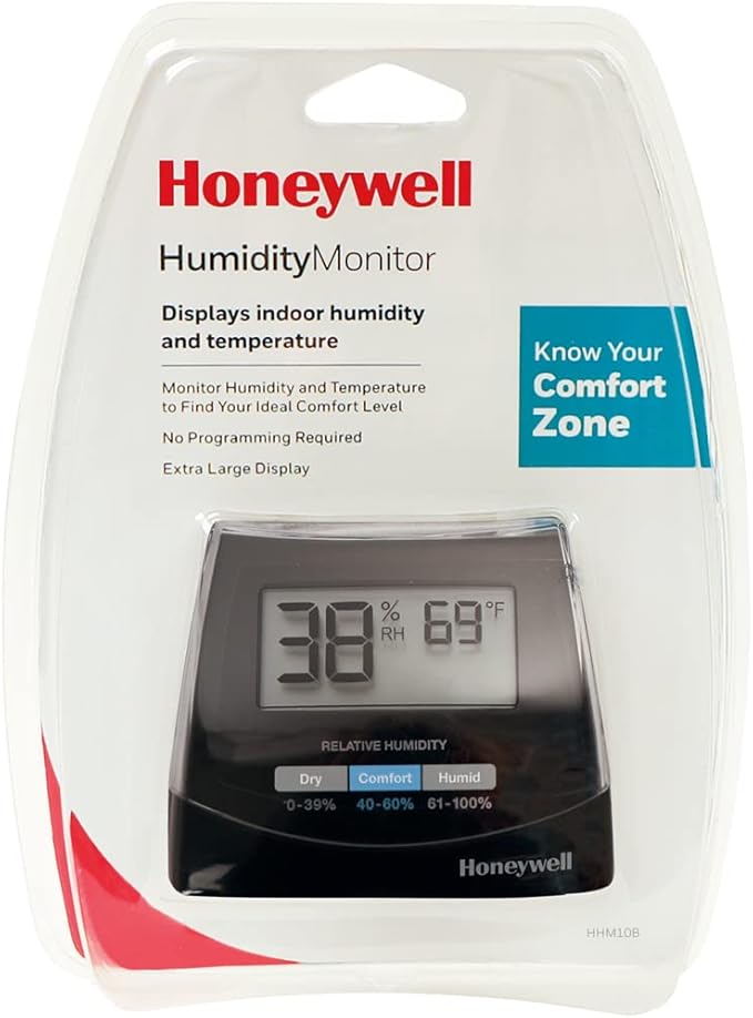Honeywell HHM10B Humidity Monitor, Black - Image 2