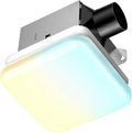 Consciot Bathroom Exhaust Fan with Light, 50 CFM, 1.0 Sone Super Quiet, 1000Lm LED Light, 2700K-5000K 5 Color Selectable & Nightlight, 16W Bath Fan Light Combo by Consciot