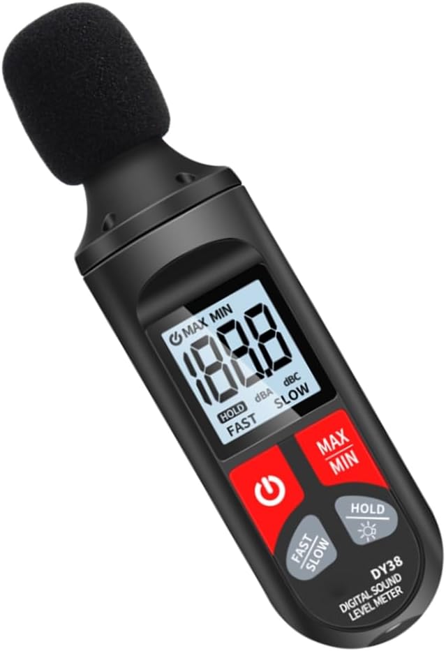 REDYY Sound Leveling Meter,High Precisions Sound Leveling Meter Decibel Noise Tester Digital Noise Meter Simple to Use for Environmental Monitoring - Image 4