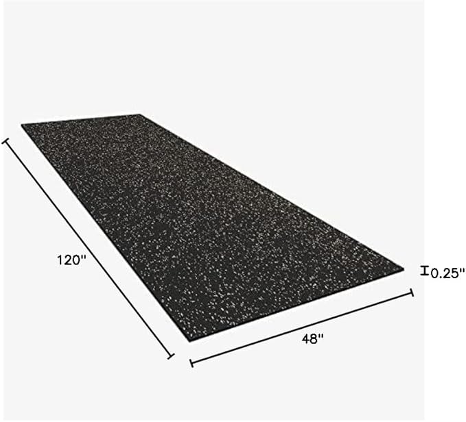 Flooring Inc's 1/4" Thick Tough Rubber Flooring Roll | Flexible Recycled Rubber Floor Mats for Home Gym | Heavy Duty Rubber Mat for Home Gyms, Sheds, Horse Stall Mat or Trailer - Image 7