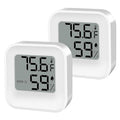 Digital Hygrometer Thermometer for Room Temperature Humidity Meter Indoor Thermometer Accuracy Calibration LCD Temperature Sensor, Bedroom, Baby Room, Office, Greenhouse, Cellar by KESHIDE
