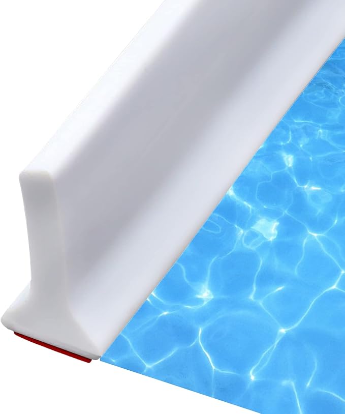 Collapsible Shower Water Guard Water Splash Guard Water Dam Barrier Shower Threshold for Shower Stall, Stay Dry Retainer for Wet and Dry Separation for Bathroom (39") … by SLequipo