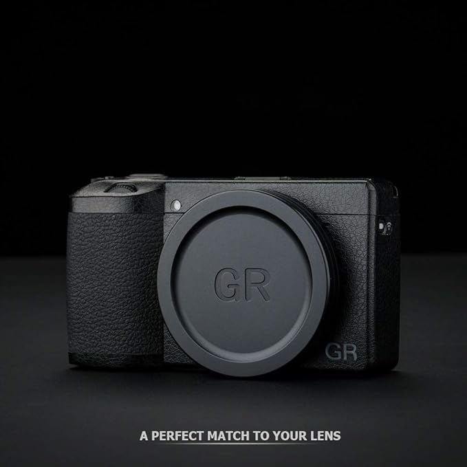 JJC Aluminum Lens Cap Cover Protector for Ricoh GR IIIx GR IIIx HDF GR3x HDF GR III GR III HDF GR3 HDF GR II GR2 with Soft EVA Interior -Black - Image 9