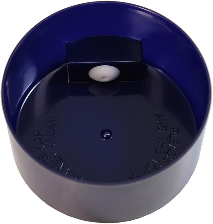 Tightpac Teavac 6-Ounce Vacuum Sealed Tea Storage Container, Blue Cap and White Body/Floral Design - Image 3