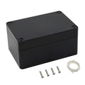 LeMotech Junction Box IP65 Waterproof Project Box Dustproof ABS Plastic Electrical Boxes Universal Enclosure for Electronic Black 3.93x 2.68x 1.97 inch (100 x 68 x 50 mm)(Pack of 1) by LeMotech