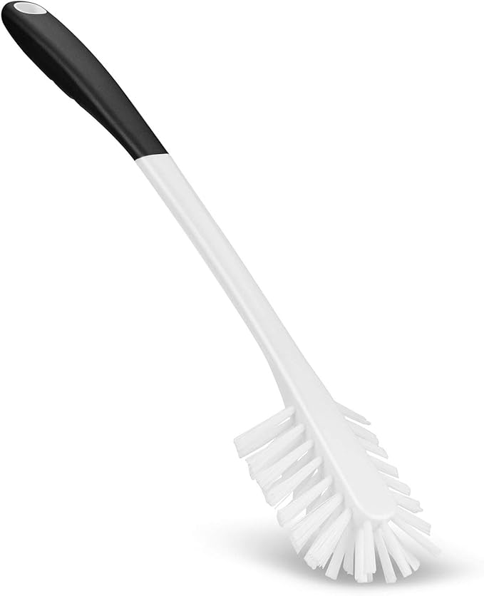 3-in-1 Water Bottle Cleaning Brush Set - Long Handle Scrubbing Brush for Tumbler, Straw, Baby Bottles, Drinking Glasses, White - Image 3