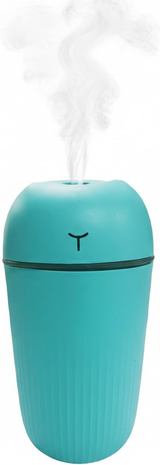 Mini USB Humidifier - Large Capacity, Ultra-Quiet 20dB, 2 Modes (Continuous/Intermittent) with Anti-Dry Burn & Night Light, Nano Mist for Room/Car/Office Desk (<10㎡) (Sky Blue, 420ml) - Image 2