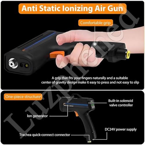 Anti-Static Gun - Handheld Static Eliminator for Electronics, Precision Machinery & Assembly - Effective Air Gun for Electronic Labs & Anti-Static Balancer - Image 4