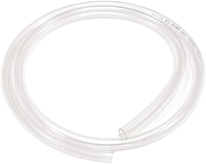 Eastrans 5ft x 1" Dia Clear Vinyl Tubing, Flexible Hybrid PVC Tubing Hose, Lightweight Plastic Tube UV Chemical Resistant Vinyl Hose, BPA Free and Non Toxic by EASTRANS
