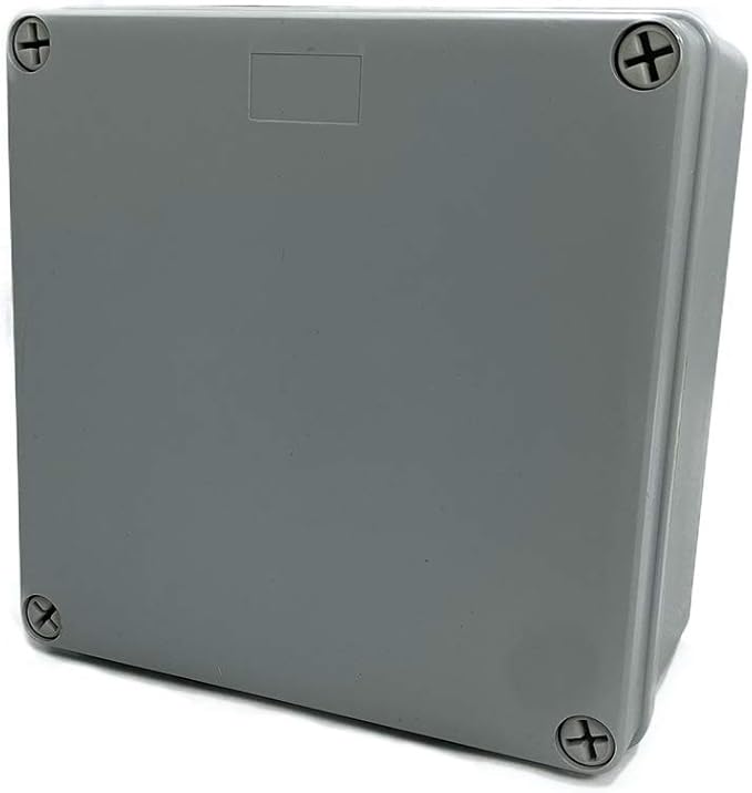 Co. 6" x 6" x 3" Weather & Dust Proof PS Plastic Junction Conduit Box Electronics Enclosure (5.5"x5.5"x3" Interior Dimension) 4 Pack - Image 8