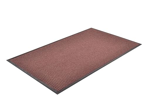 NoTrax 166 Guzzler™ Rubber-Backed Entrance Mat, for Home or Office 3' X 4' Burgundy - Image 5