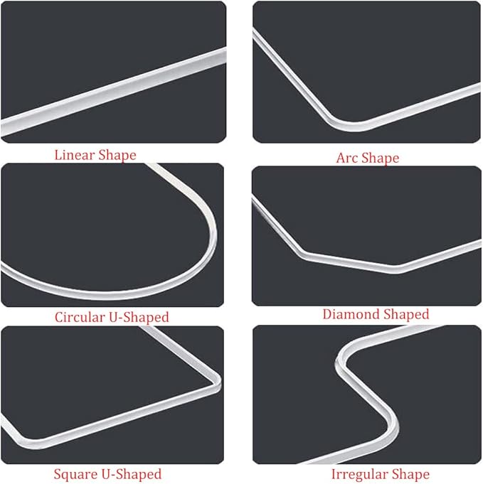 Shower Dam Self Adhesive, Shower Water Blocker for Kitchen Bathroom, Shower Guard Shower Threshold Water Dam for Bathtub, Countertop Edge Trim ((White/197in)) - Image 6