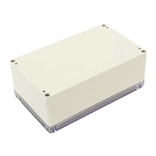 ABS Plastic Junction Box, Dustproof Waterproof IP65 Electrical Box - Universal Project Enclosure Grey, with PC Transparent/Clear Cover 7.9"x4.7"x2.9"(200mm x 120mm x 75mm) - Image 4