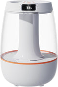 Humidifier for Bedroom,3 Liter Cool Mist Humidifier, Silent dual-nozzle humidification with a soothing night light. Water Shortage Auto Shut Off, For Large Rooms,Nurseries and Plants by Unknown