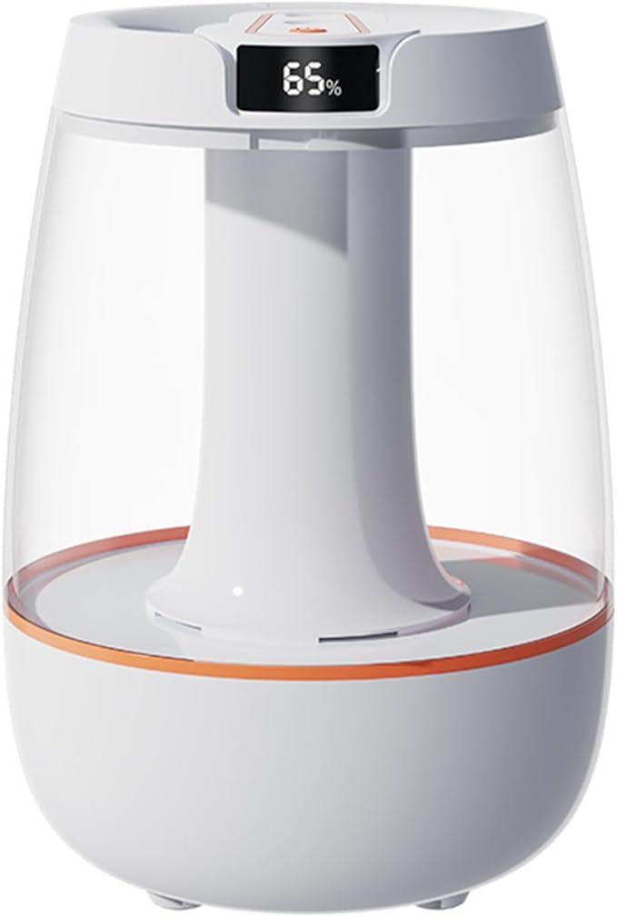 Humidifier for Bedroom,3 Liter Cool Mist Humidifier, Silent dual-nozzle humidification with a soothing night light. Water Shortage Auto Shut Off, For Large Rooms,Nurseries and Plants by Unknown