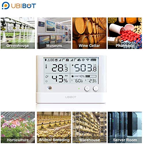 UbiBot Wireless Remote Smart Temperature Humidity Ambient Light Sensor WiFi 24/7 Monitoring, Alerts & History Data Logger Monitor from Anywhere, Anytime! IFTTT Notification (WS1 Pro WiFi &Sim) - Image 7