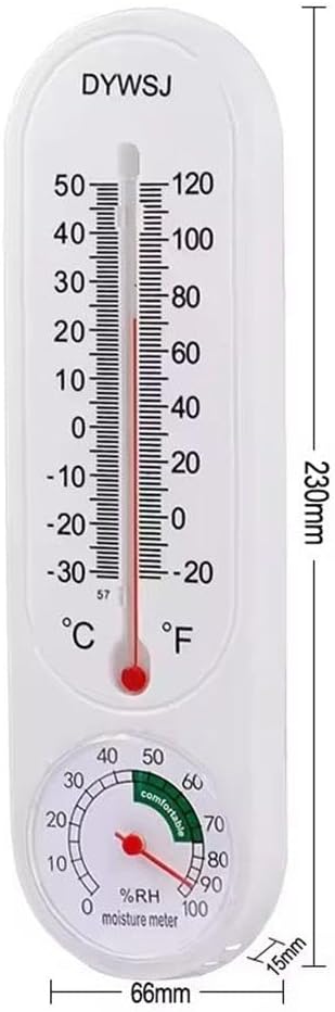 Outdoor/Indoor Thermometer Hygrometer, Humidity Meter,Thermometer,Temperature and Humidity Meter with Celsius/Fahrenheit (℃/℉) for Patio Field Cellar Garden Humidors Greenhouse Closet (5pcs) - Image 9