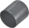 uxcell 20pcs Rubber End Caps 27mm ID Vinyl Round Tube Bolt Cap Cover Thread Protectors Dark Grey by uxcell