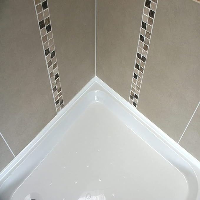118 Inch Water Guard for Kitchen Sink，Silicone Rubber Kitchen Splash Guard, Corner Water Retaining Dam Strip for Countertop,Shower, Bathroom，Self Adhesive Caulk Seal Strip Edge Trim (Transparent) - Image 9