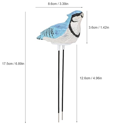 Watering Alarm Bird Plant Soil Tester, Hygrometer Sensor Gardening Tool, for Planter Water Remind Warining Alert(Battery Included)(Blue) - Image 6