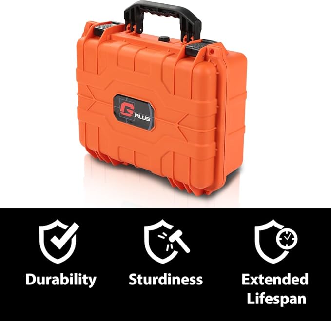 G-PLUS Graded Card Storage Box Compatible with BGS PSA SGC FGS Weatherproof Graded Trading Cards Box (Large, Orange) - Image 8