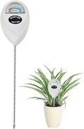 Soil Moisture Meter, Soil Moisture Monitor for House Plants, Soil Hygrometer Moisture Sensor for Indoor & Outdoor, Garden, Farm, Lawn Plant Care, No Battery Needed(White) by Censinda