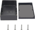 Outdoor Waterproof Junction Box IP67 Project Box ABS Black Electrical Boxes Electronic Enclsoure for DIY Project 10.4 x 7.2 x 3.7 inch (263x182x95mm) by Otdorpatio